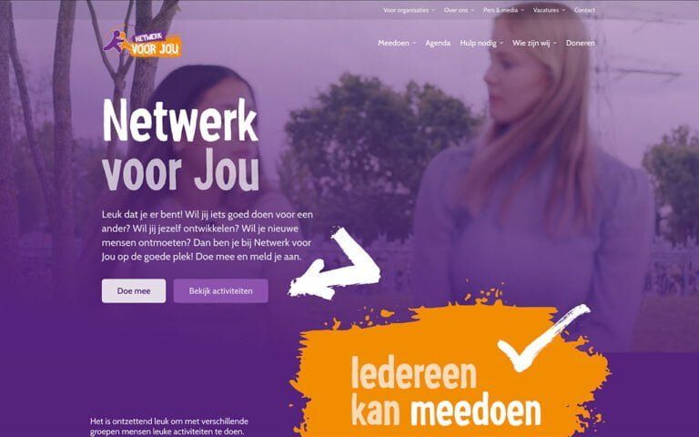 Screenshot van Netwerk voor Jou